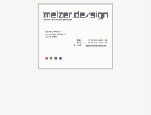 Tablet Screenshot of melzer.de